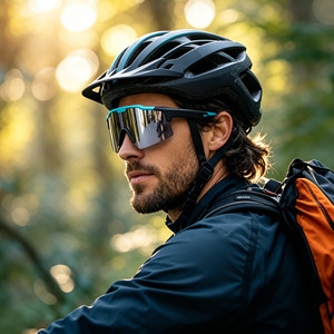 Lunettes de soleil de <span class=keywords><strong>sport</strong></span> pour le cyclisme, la course à pied, le baseball, la pêche, la conduite, les activités de plein air, pour hommes et femmes, UV400, logo personnalisé - Product Image 2