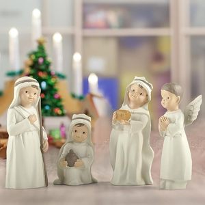 Hot Sale 12 Pcs Nativity Set Small <strong>Figurines</strong> for Nativity Scene Religious Gifts <strong>Precious</strong> <strong>Moment</strong> Christmas Decor - Product Image 2