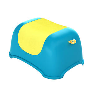 Silla de montar moderna para niños, taburete de estudio resistente y antideslizante de plástico para uso escolar, azul oscuro, azul claro, rosa - Product Image 2