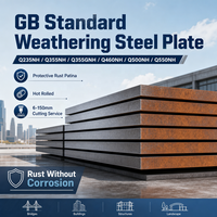 Tôles d'acier laqué à chaud de haute qualité, conformes aux normes GB, Q235NH, Q355NH, Q355GNH, Q460NH, Q500NH, Q550NH, pour soudage, 6-150 mm