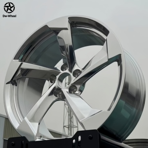 Jantes DW Custom Forgées Polies Brossées Argent Gunmetal 19 20 21 22 Pouces, Jantes Profondément Concaves Adaptées pour <span class=keywords><strong>Audi</strong></span> RS3 RS4 RS5 <span class=keywords><strong>RS6</strong></span> - Product Image 4