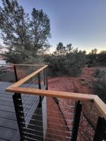 Système de balustrade moderne en aluminium et acier inoxydable pour terrasse, balcon, escalier, villa, extérieur, côté sol