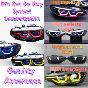 F32 हेडलाइट e71 f22 f30 e90 हेडलाइट कस्टम rgb शैली g20 e60 e92 e87 ई 89 संशोधित दोहरी रंग शैली अपग्रेड स स्टाइल एर्क - Product Image 3