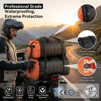 Borsone da viaggio impermeabile da 60L 80L 110L borsone da viaggio zaino da moto per kayak palestra campeggio nautica da spiaggia