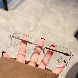 Marco cuadrado Anti-Gafas de luz azul Moda <span class=keywords><strong>Retro</strong></span> Hombres Mujeres Juegos de computadora Protección ocular Gafas de vidrio liso clásico Vidrio - Product Image 4