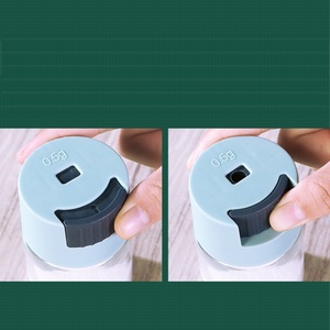 ガラスプレスタイプ定量0.5グラム塩ポット粉末制御調味料ボトル - Product Image 3