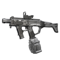Pistolet à eau électrique avec effet de feu 730ML, pistolets à eau automatiques, jouets d'été en plein air pour enfants
