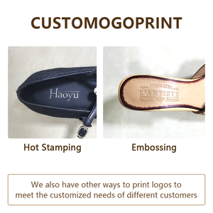 Logo del marchio personalizzato Vintage <span class=keywords><strong>zeppa</strong></span> fatta a mano da <span class=keywords><strong>donna</strong></span> con plateau stivali alla moda primavera inverno stivali in pelle <span class=keywords><strong>donna</strong></span> - Product Image 3