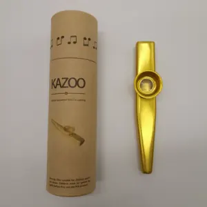MKSUT-guitarra y ukelele kazoo, instrumento musical mini kazoo con caja de tubo para niños y adultos