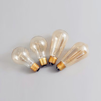 Ampoules à filament de tungstène rétro E26 E27 B22 120V 220V, lampes suspendues, 25W 40W 60W, lumières de fête, ampoules Edison vintage pour la décoration de la maison