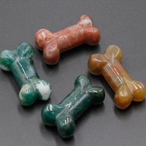 หินควอตซ์ธรรมชาติขนาด 35 มม. รูปกระดูกสุนัขแกะสลัก สำหรับทำเครื่องราง ตกแต่งบ้าน ของประดับตกแต่งรูป<span class=keywords><strong>กระดูก</strong></span> - Product Image 3