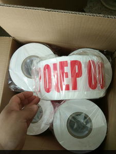 50 mét màu đỏ và trắng PE tầng Vật liệu đánh dấu tội phạm hiện trường polythene phim nhựa in nguy hiểm cảnh báo Băng Nhà cung cấp - Product Image 6
