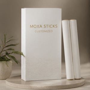 Bâtonnets de Moxa d'Armoise Pure Personnalisables et Portables pour la Thérapie Chauffante des Méridiens Corporels, Certifiés CE, 10 Bâtonnets par Boîte - Product Image 5