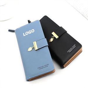 Fashion Women's Wallet Clutch Purse with Card Holder, Coin Pocket, Phone Compartment and Zipper Closure, Ideal Promotional <b>Gift</b> - Product Image 1