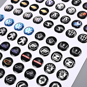 Logotipos de Coche en Resina Epoxi Cristal Haiqi, Adhesivos Autoadhesivos de PVC, Impresión UV, Diseño Personalizado Estereoscópico 3D - Product Image 1