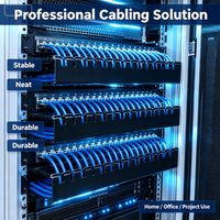 Cable de Red UTP de Cobre Multimodo Cat5e Azul, 305m, 100MHz, Apto para Pruebas, para Proyectos de Ingeniería de Infraestructura Informática