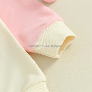 Wholesale Baby Boutique Rompers Kids Colorful Jumpsuits Girl <strong>Teen</strong> Letter Printed Casual Long Sleeved Color Matching <strong>for</strong> <strong>Onesie</strong> - Product Image 6