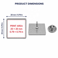 Badges métalliques vierges en aluminium pour sublimation, forme cœur et carré, pour impression par transfert thermique, articles artisanaux personnalisés faits à la main