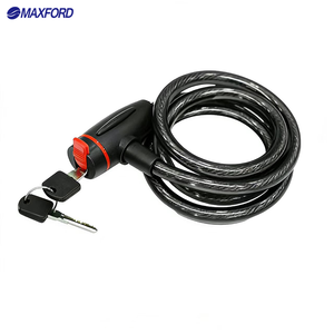Candado <span class=keywords><strong>de</strong></span> Seguridad Antirrobo MAXFORD para Bicicleta, Scooter, con 2 Llaves, Candado <span class=keywords><strong>de</strong></span> Seguridad para Motocicleta, Candado <span class=keywords><strong>de</strong></span> Cable para Bicicleta - Product Image 2