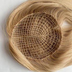 공장 도매 가격 토퍼 마이크로 라인 토퍼 여성용 통기성 가발 레이스 물고기 그물 헤어 피스 - Product Image 2