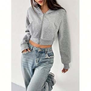 Vente chaude Europe et Amérique Spot Sweat à capuche à manches longues avec fermeture éclair Sweat à capuche - Product Image 4