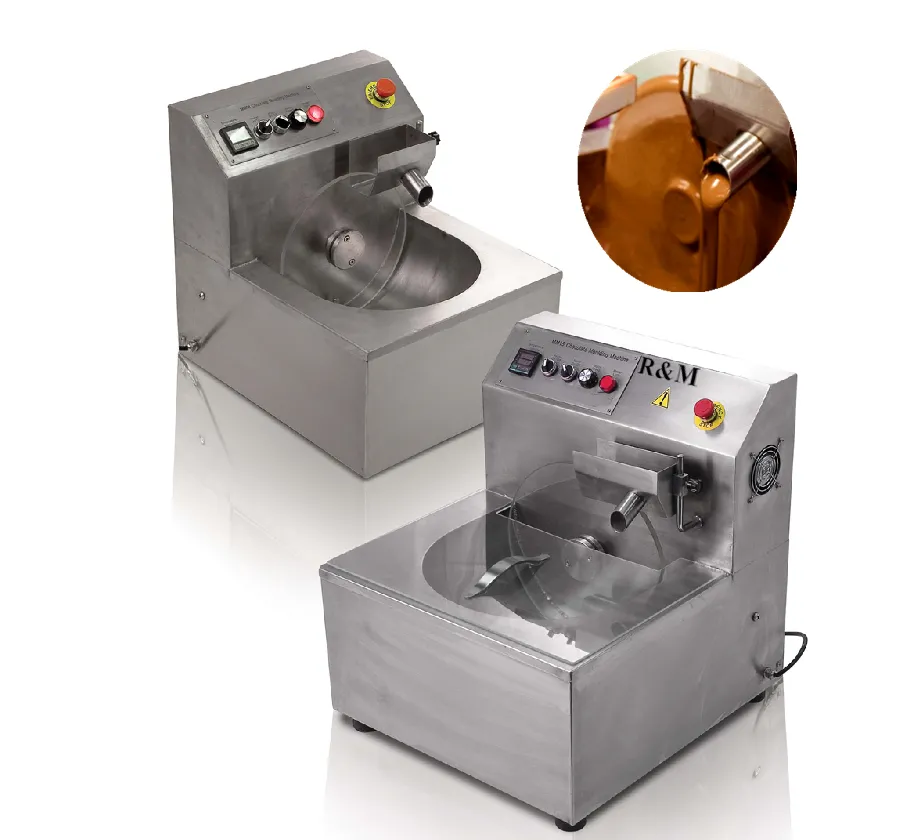 mini heat and filling tumpring chocolate machinery snacks making small melting depositing tempering machine maker in cheap price