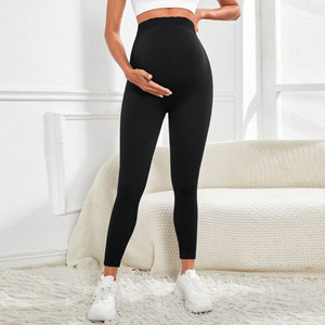 Pantalones de Yoga Antibacterianos para Mujeres Embarazadas, Pantalones Deportivos de Maternidad, <span class=keywords><strong>Leggings</strong></span> de Alta Calidad - Product Image 5