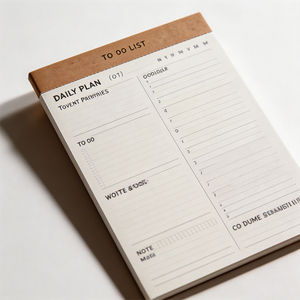 Bloc-notes minimaliste pour planification quotidienne, liste de choses à faire, liste de points à vérifier pour la productivité au travail - Product Image 6