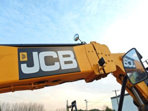 Chariot télescopique JCB jaune d'occasion, engin de construction, avec accessoire chariot élévateur, moteur 4000 kg, 0-2000 heures, origine Anhui, pour vidéo - Product Image 6