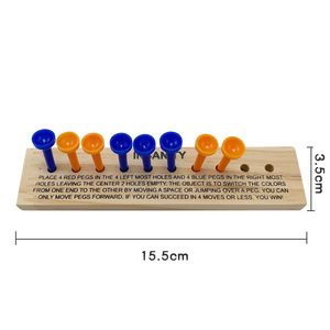 <strong>Wooden</strong> Throwing Dice to Play Baseball Game Pitching <strong>Puzzle</strong> Baseball Game Board - Product Image 5