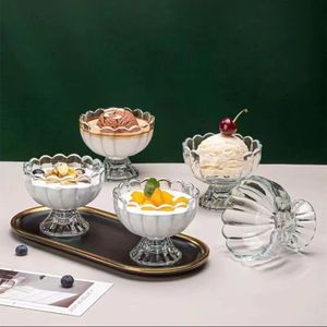 แก้วใส Creative Home ขนาด 200 มล. สำหรับกาแฟ ชา นม ของหวาน ไอศกรีม  พร้อมฝาปิดแบบกลีบดอกไม้ ใช้ต้มน้ำได้ แก้วไอศกรีมแบบพกพา - Product Image 5