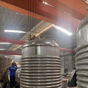 Reactor de tanque agitado continuo con camisa, mezclador de líquido, tanque de mezcla química con agitador, reactor con camisa - Product Image 3