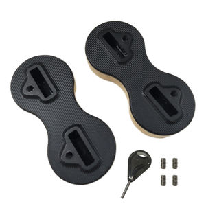 Lot de 2 ailerons de <span class=keywords><strong>surf</strong></span> en plastique blancs à 9 degrés avec boîte - Product Image 3