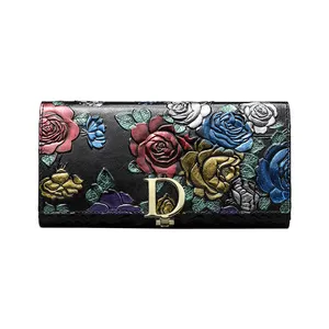 Banyanu new women's wallet long large capacity personalized painted cow leather