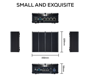 มินิพีซีอุตสาหกรรมไร้พัดลม MTN12-2L4 พร้อมโปรเซสเซอร์ N100, การ์ด Intel I226 NIC จำนวน 4 ใบ, รองรับ RS485 - Product Image 4