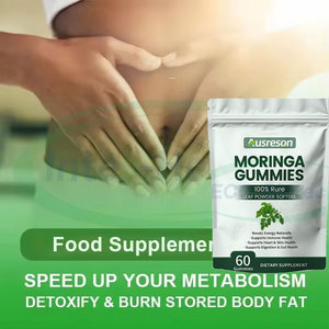 Gummies de Moringa Bio Marque Privée Ausreson – Complément Alimentaire Immunitaire Sans Sucre à Base d'Extrait de Feuilles de Moringa - Product Image 3