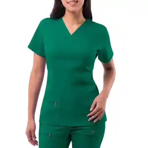 Roupa de enfermagem para corredores, uniforme médico, roupa de enfermeira, conjunto de esfoliante personalizado reutilizável para hospital, roupa de moda nova por atacado