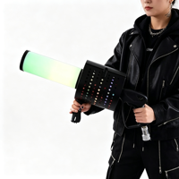 Pistolet à confettis électrique portatif CO2 à LED, effet de scène exceptionnel, idéal pour les événements - Meilleure vente