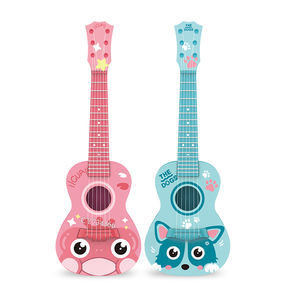 Guitarra <span class=keywords><strong>de</strong></span> simulación <span class=keywords><strong>de</strong></span> seis cuerdas, ukelele <span class=keywords><strong>de</strong></span> violín para niños principiantes, campanilla pequeña para niños - Product Image 2