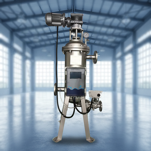 Machine de filtration automatique verticale pour jus, lait et produits laitiers, avec <span class=keywords><strong>filtre</strong></span> autonettoyant PLC, pour usine agroalimentaire - Product Image 1