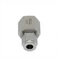 Raccords hydrauliques à quatre voies à double ferrule en acier inoxydable 304/316 sur mesure, 6 mm, 8 mm, 10 mm, 12 mm