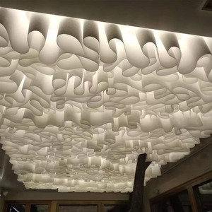 Decorazione per Soffitto in Carta con Texture Francese, Design a Onde e Nuvole per Feste di Matrimonio - Product Image 2