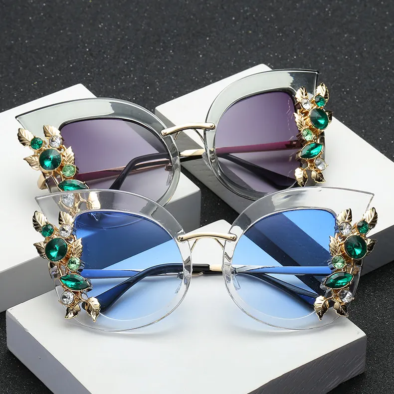 S 110 Luxury Diamond Butterfly Sunglasses Women Brand y2k Vintage Rimless Oversized Sun Glasses Ladies Eyewear