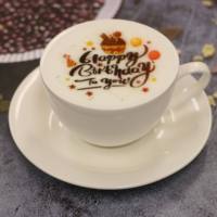 Imprimante d'étiquettes entièrement automatique EB-FC1 avec tête d'impression XP600, encre comestible, imprimante multicolore pour cuir, pour café, restaurant, hôtel