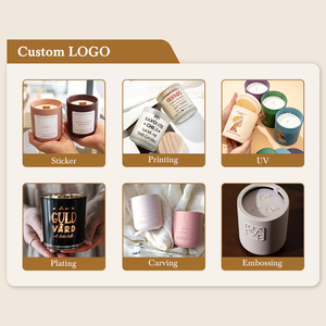 Vela Aromática de Lujo AIKUN de Marca Privada, Vela Perfumada de Cera de Soja con Tapa de Madera - Product Image 4