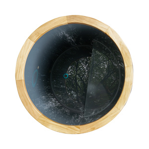 Baignoire froide Takpo 1hp wifi noire avec refroidisseur et filtre ozone, revêtement composite PP, pour bain de glace intérieur/extérieur - Product Image 2