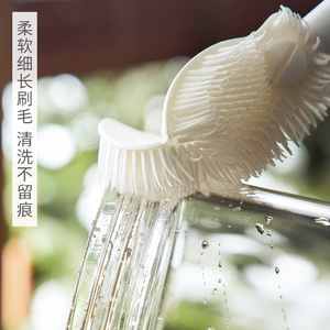 Cup Brush Long Handle Nylon Soft Bristles Kitchen Cleaning Tool For <b>Bottle</b> Kettle Water Cup - Product Image 1