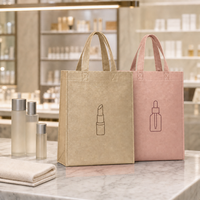 Sac non tissé imprimé sur mesure, sac fourre-tout réutilisable avec poignées souples pour les cadeaux de vacances