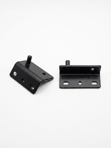 Charnière pivotante en fer avec finition thermolaquée pour quincaillerie de rotation de porte de meuble, composant de charnière robuste pour bois - Product Image 1