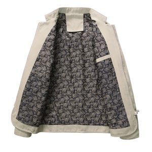 Chaqueta Casual para Hombre con Cuello Alto, Impermeable, Cortavientos, de Tela de Lana, con Cremallera y Bolsillos, para Otoño - Product Image 5